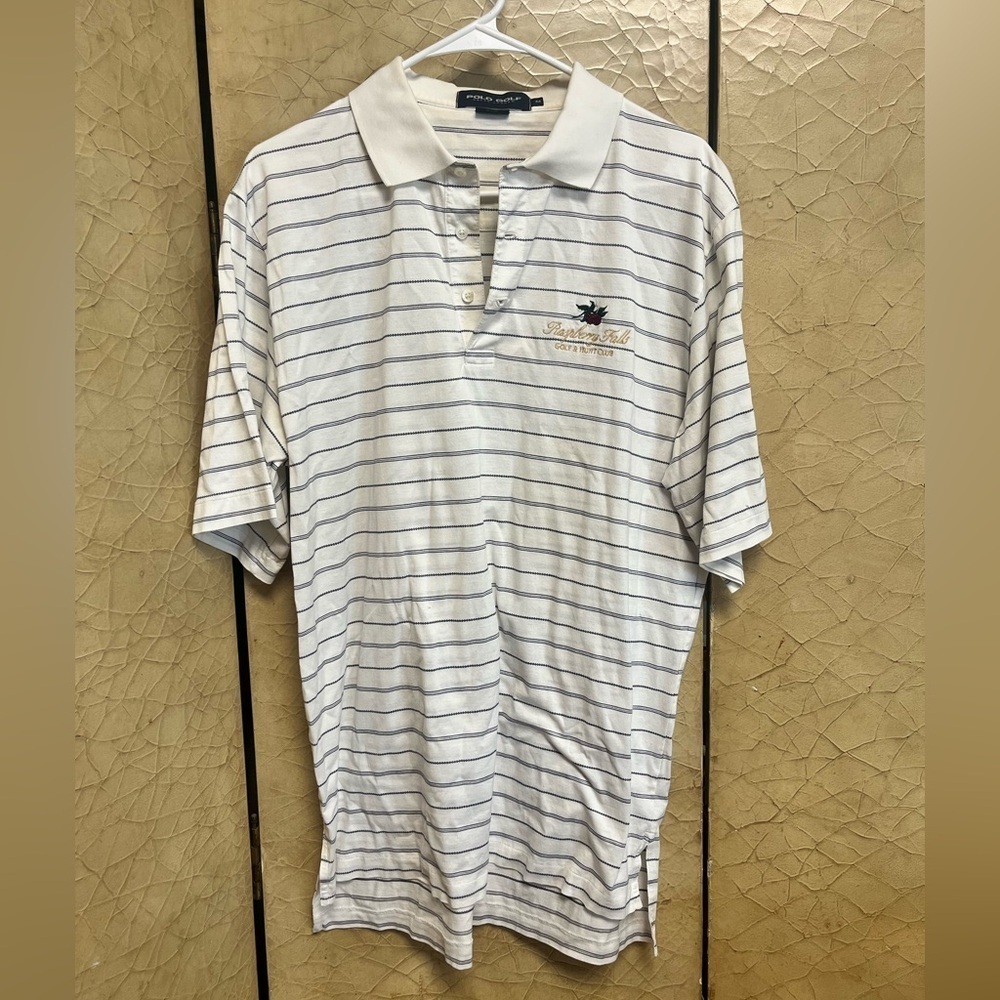 Ralph Lauren Golf Shirt Raspberry Falls Golf And Hunt Club Med Vintage